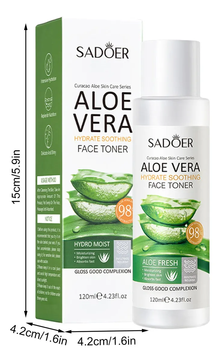 Miniatura 2 de Tonico facial hidratante Aloe Vera Sadoer 120m